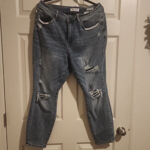 Judy Blue Distressed Blue Jeans for Women